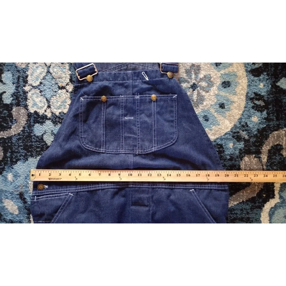 Vtg Sears Perma Prest Overalls Men's Sz 42x32 Eclectic Grandpa Farmer